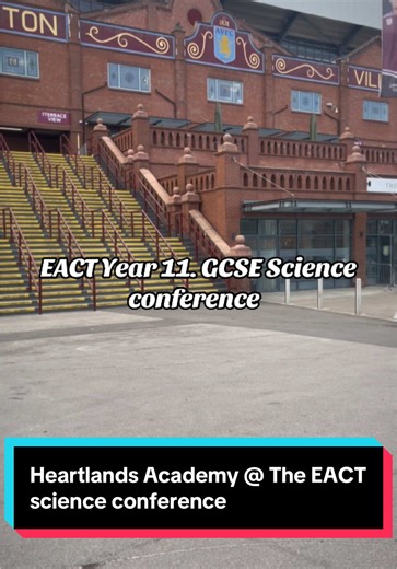 Heartlands Academy in pursuit of academic excellence. Year 11 students attended the E-ACT Science Conference at Aston Villa, diving deep into high-leverage revision sessions across Physics, Chemistry, and Biology. A day of expert insights and essential exam prep to help them achieve their best. #GCSE2025 #ScienceSuccess #HeartlandsAcademy #EACT #WeAreEACT