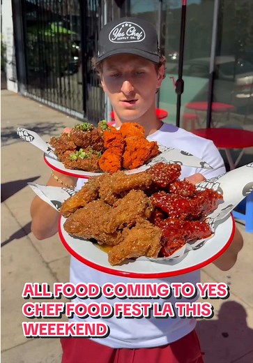 Here’s all the food coming to the brand new @Yescheffoodfest in LA this weekend March 28/29th! LA’s best food in one place for one weekend only! Tickets are almost sold out last few are live in my bio! #yescheffoodfestival #yescheffoodfestla #yeschef