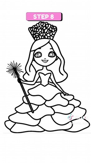 Cómo dibujar a Glinda de Wicked en 10 pasos fáciles