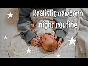 a realistic night routine with a newborn **REBORN ROLEPLAY**