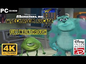Monsters, Inc. Wreck Room Arcade [PC] Gameplay - 4K60ᶠᵖˢ UHD