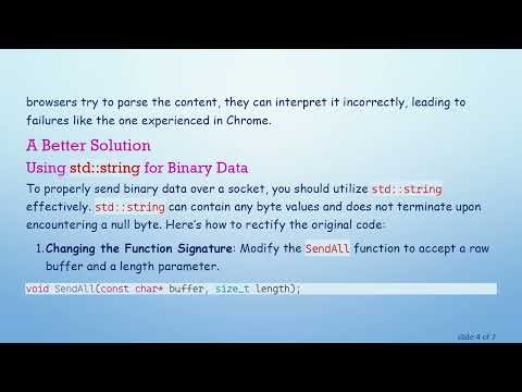 How to Send a PDF File over a Socket in C+ +