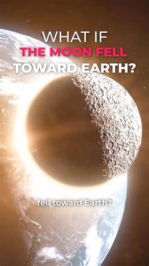 What Happens if the Moon Crashes into Earth? #moon #space #universe