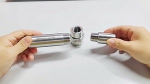 3/8 Inch NPT Female x 1/4 Inch NPT Female Pipe Fitting Reducer Coupler Connector, 304 Stainless Steel Reducing Coupling Adapter for Air Water Gas Oil (3/8" female x 1/4" female)