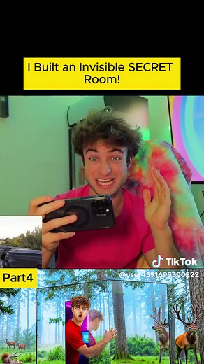 I Built an Invisible SECRET Room!