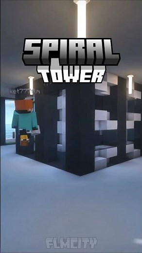 №31 SPIRAL TOWER | #building #minecraft #tutorial