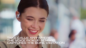 JBL Sense Pro - True Wireless Open-Ear Headphones with Spatial Sound, Hi-Res Audio Wireless with Adaptive bass Boost, 4-mic Crisp, Clear Calls 2.0 with AI-Trained Algorithm, All-Day Comfort (Black)