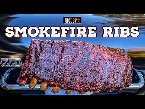How To Smoke Ribs On A Pellet Grill | Weber SmokeFire EX6 Pellet Grill