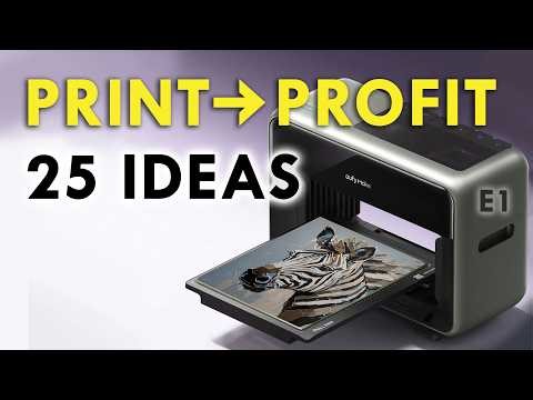 25 Ways to Make Money with a UV Printer - EufyMake E1