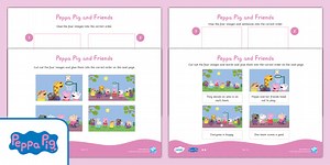 Peppa Pig Friendship Story Sequencing