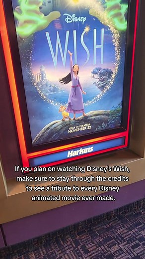 The ending credits for Disney's Wish were truly magical. #disney #wish #disneymovie #fyp #asha #disneywish #arianadebose #disneyanimation #wishmovie