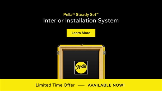 Contractors trust Steady Set for fast installs and lasting performance—now get a limited time offer on your window order. 🔨 | Pella Windows and Doors