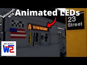 Minecraft NYC Subway: Special | R160 With Animated LEDs
