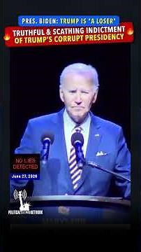 “What a LOSER” — Biden TORCHES Trump in Explosive Speech