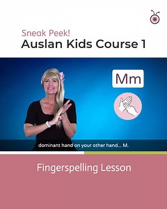 16 reactions · 3 comments | Take a look at this sneak peek from our Auslan Kids Course 1 Program: Fingerspelling Video 2 Join the waitlist for our Auslan Kids Course 1 program. An adventure awaits you! https://sign.lisamillsonline.com/auslan-online-made-easy-course-1-for-kids-squeeze-page-waitlist/ | Auslan Online | Facebook