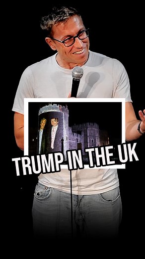 The SECOND that Trump arrives in the UK… #trump #russellhoward #kingcharles | Russell Howard