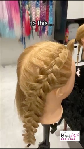 How to create beautiful relaxed boho braids - perfect for weddings and events 🩷#dutchbraids #bohobraids #weddinghair #braidstyles #braidstyle #girlshairstyles #womenshairstyles #fblifestyle | Claire’s Braid Bar