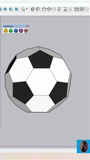 #SketchUpPro tips tutorial! 👍👍 (Fredo6 FredoCorner #plugin in #SketchUp)🤩🤩 #sketchuptutorial #elegant | Sahana Aktar