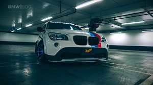 Highly modified widebody BMW X1