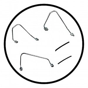 E-LILKIT04 Injection Line Kit for Kubota L2050DT L2050F, L225, L225DT, L235, L245DT, L245F, L245H, L275, L295DT, L295F, L305DT, L305F