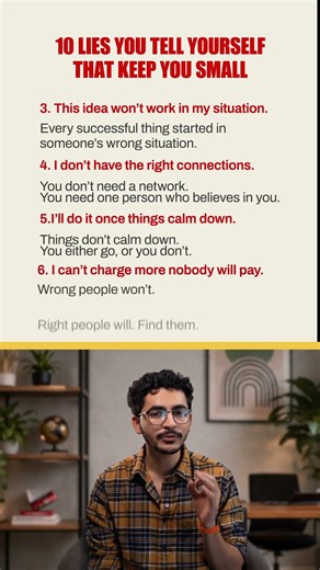 10 Lies That Are Keeping You Small!