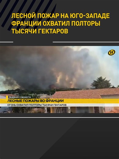 #франция #лес #пожар #огонь #новости