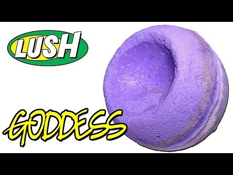 Lush - GODDESS Bath Bomb - DEMO & REVIEW Underwater View