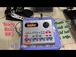 Trống điện tử Boss DR3 - giá chỉ hơn 1 triệu