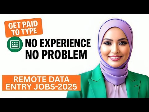 Remote Data Entry Jobs – No Experience Needed Work from Home 2025 Guide