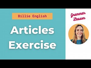 Articles Exercise | Definite Article, Indefinite Article OR Zero Article ? | ENGLISH GRAMMAR