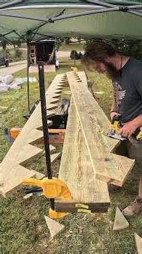 Cutting 17 Step Stringers in the RAIN