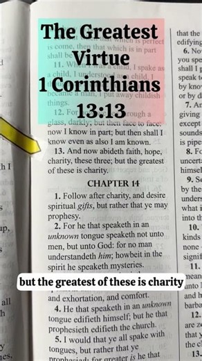 The Greatest of These Is Love | 1 Corinthians 13:13