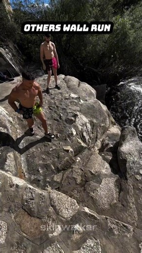 others wall run vs this one#wallrun#crazywallrun#viral#shorts