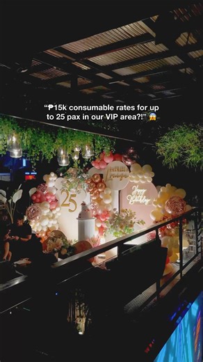 VIP AREA for small parties 🎈There’s a spot for your big moments: private, cozy, and surrounded by nature. Ask us about our VIP area for birthdays, proposals, or those just-because nights with the people who matter most. 🌳 71-73 Sct. Limbaga, Tomas Morato QC 🌿 DM us for date availability and inquiries. Note: Rates and quotations may vary depending on your event date, guest count, and schedule (day/time). Styling is not included in the quoted rates. #thevibe #tomasmorato #aestheticcafe #loungeb