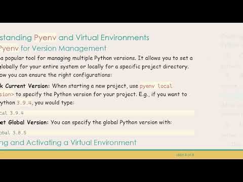 Ensuring Your Virtual Environment Uses the Correct Python Version with Pyenv