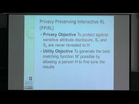 Dr. Hye-Chung Kum | Privacy Preserving Interactive Record Linkage (PPIRL)