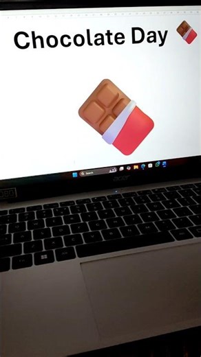 Chocolate Day 🍫MS Word Symbol ShortcutKey #shorts #chocolateday