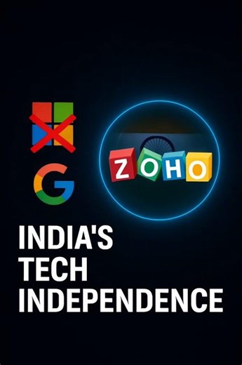 Zoho vs Google & Microsoft – The Desi Tech Revolution! 🇮🇳💻#shorts