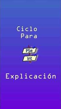😦💻Aprende PSeInt desde cero Como usar el ciclo Para #shorts #pseint #programar #youtubeshorts