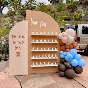 Folding Wood Arch Backdrop With Shelves - Party Favor Display, Local Pickup - Etsy