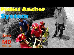 Learn How to Create a Picket Anchor System for Technical Rescue with Webbing and Rope | TRFA 156