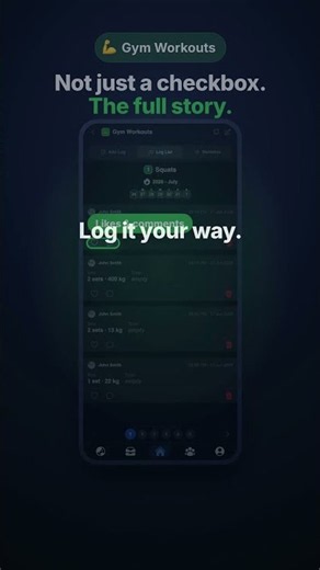 Strava logs your runs. What logs your lifts? #Shorts