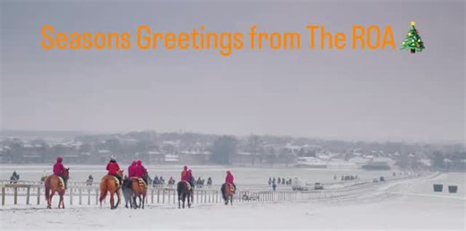 🎄✨ Season’s greetings from the ROA ✨🎄 As the year comes to a close, we’d like to wish everyone, especially all owners and ROA members a very happy festive season. We also want to say a heartfelt thank you to the racing and stud staff who continue to work over Christmas, caring for our horses with such professionalism and dedication. Your commitment means a great deal to everyone 🐎❤️ | Racehorse Owners Association - ROA