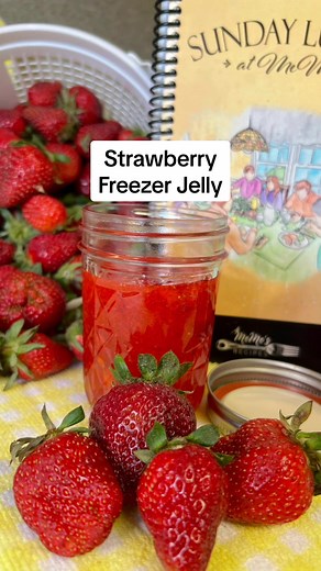 Homemade Strawberry Freezer Jelly Recipe