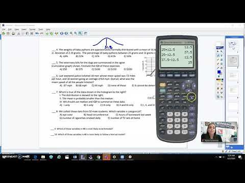 ap stat unit 1 test review part 1 Questions 1-10