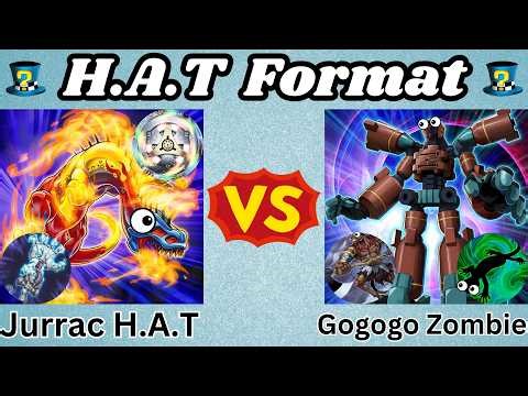 Jurrac HAT Vs Gogogo Zombies! | HAT Format Replay Review! | Yu-Gi-Oh! April 2014 Banlist