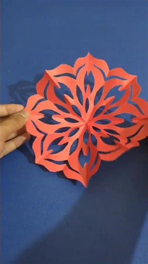 Amazing Paper Cut Flower Design Creative Art 🔥 #shorts