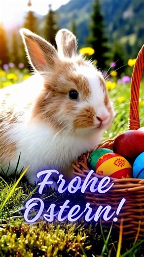 Frohe Ostern, liebe Leut! 🌷🐰 Der perfekte Ostergruß aus den Bergen #ostern