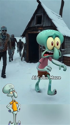 SpongeBob Team Vs Zombies 😱🧟💥 #shorts #spongebob #cartoon #zombie