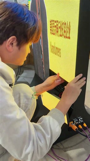 Amazing double size led screen #leddisplay #ledscreen #shorts